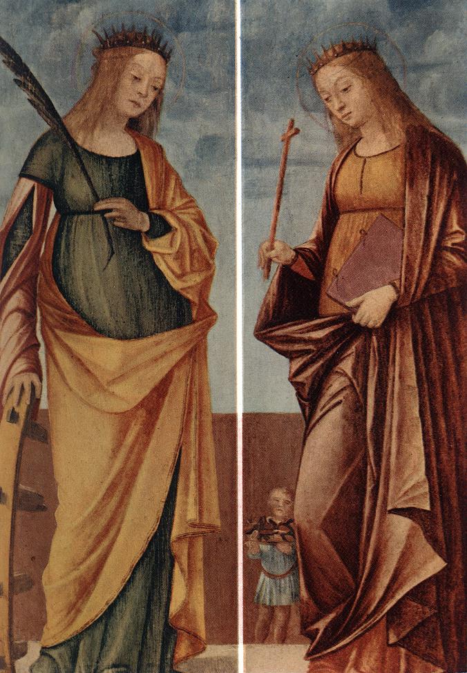 St Catherine of Alexandria and St Veneranda dfg